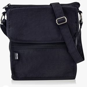 Peak Gear Nylon Crossbody Purse, Bag, Hidden Rfid Pocket, Black